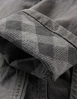 фото Жіночі Джинси Drop Dead Clothing - Plaid Up Denim сірого кольору