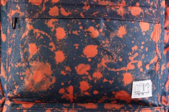 фото Оранжевий рюкзак Spiral бризки