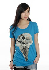 фото Футболка Drop Dead Clothing Skull Cone (blue)