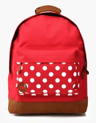 фото Красный рюкзак Mi-Pac в горошек
