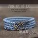 Веревочный браслет с якорем Anchor Stuff Marine Rope Blue Ocean | Unitedshop.com.ua