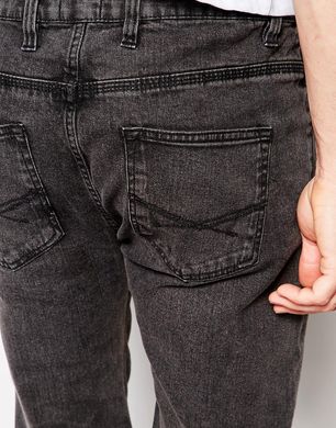 фото Облягаючі джинси D-Struct Runes з порізами на колінах