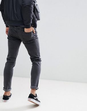 фото Cерые узкие джинсы скинни D-Struct Skinny Fit