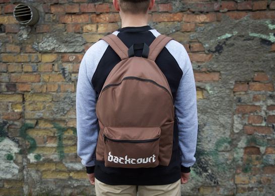 фото Классический коричневый рюкзак Backcourt