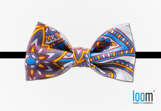 фото Краватка-метелик з принтом Loom (MSCL)