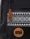 Черный рюкзак Mi-Pac в скандинавском стиле | Unitedshop.com.ua