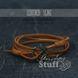 Замшевый браслет с якорем Anchor Stuff Leather Sling Orange | Unitedshop.com.ua