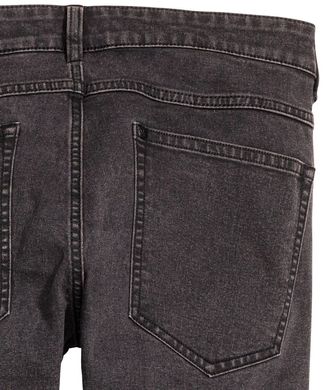 фото Зауженные джинсы H&M черно-серые