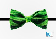 фото Краватка-метелик з принтом марихуани Loom (Weed)