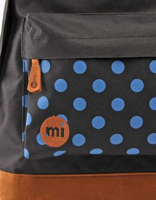 фото Чорний рюкзак Mi-Pac в горошок