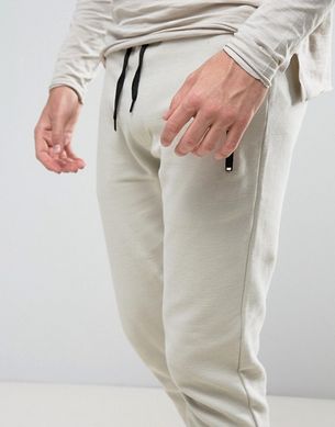 фото Бежевые трикотажные брюки джоггеры D-Struct GANNON