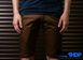 Узкие шорты чинос Outfits коричневые | Unitedshop.com.ua